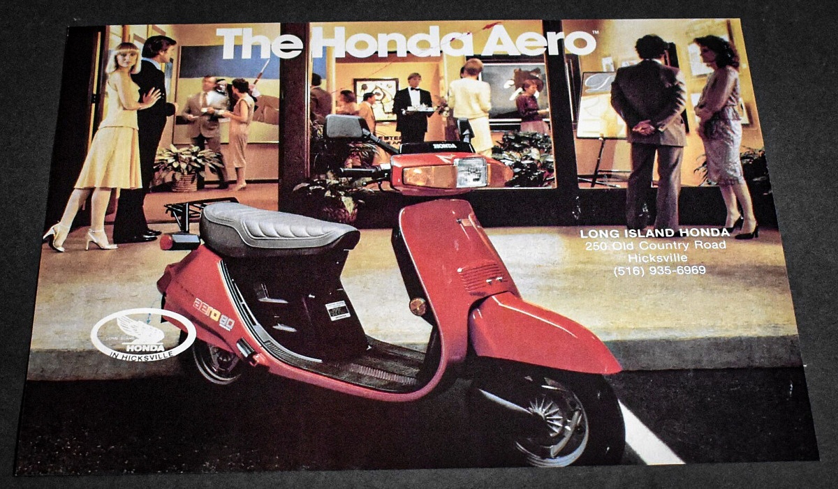 EasyToRide Honda Aero 50 Is an ’80s Flashback eBay Motors Blog
