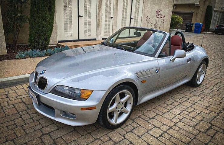 1998 BMW Z3 - left front profile, top down