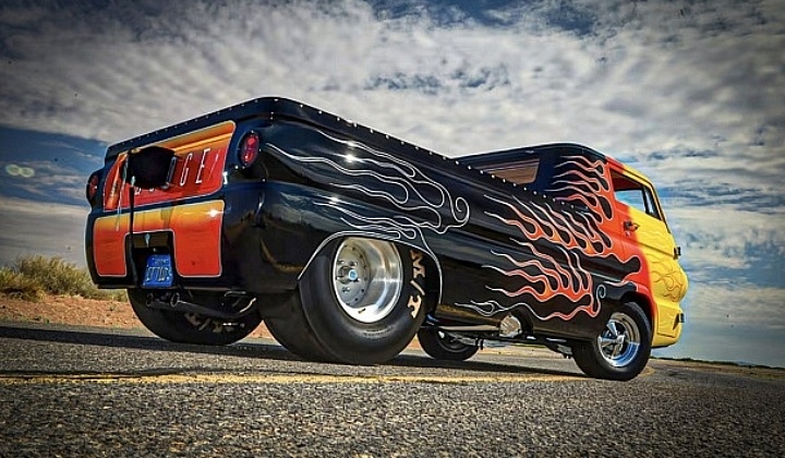 Tom McMullen's Dodge A100 - right rear profile