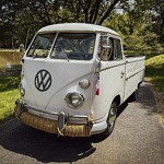 Rare 1967 VW Transporter Type 2 Pickup Features Drop-Down Sides