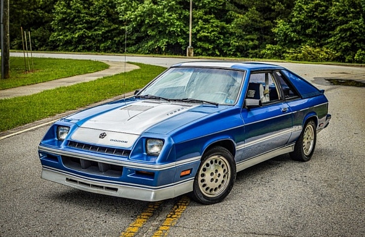 1985 Shelby Charger left front profile