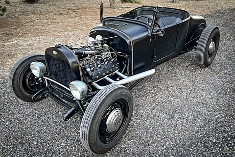 1927 Ford Model T Roadster left front profile
