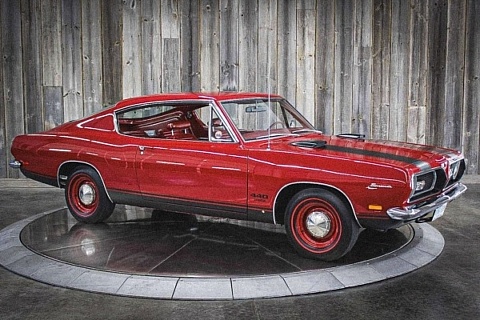 1969 Plymouth Barrracuda M Code right front profile