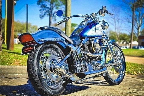 1994 Harley-Davidson Springer Turbo right rear profile