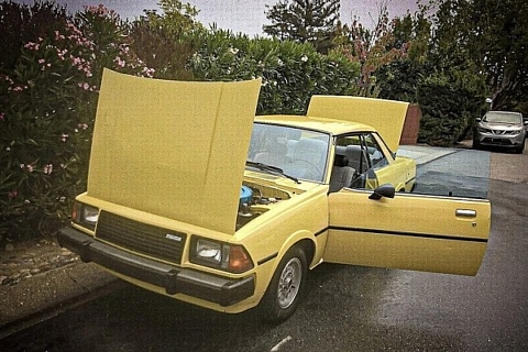 1979 Mazda 626 - left-front profile