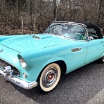 1955 T-Bird Comes With Both Tops, Original V-8