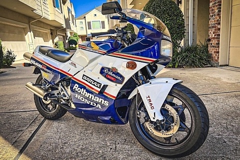 1985 Honda NS400R - right front profile